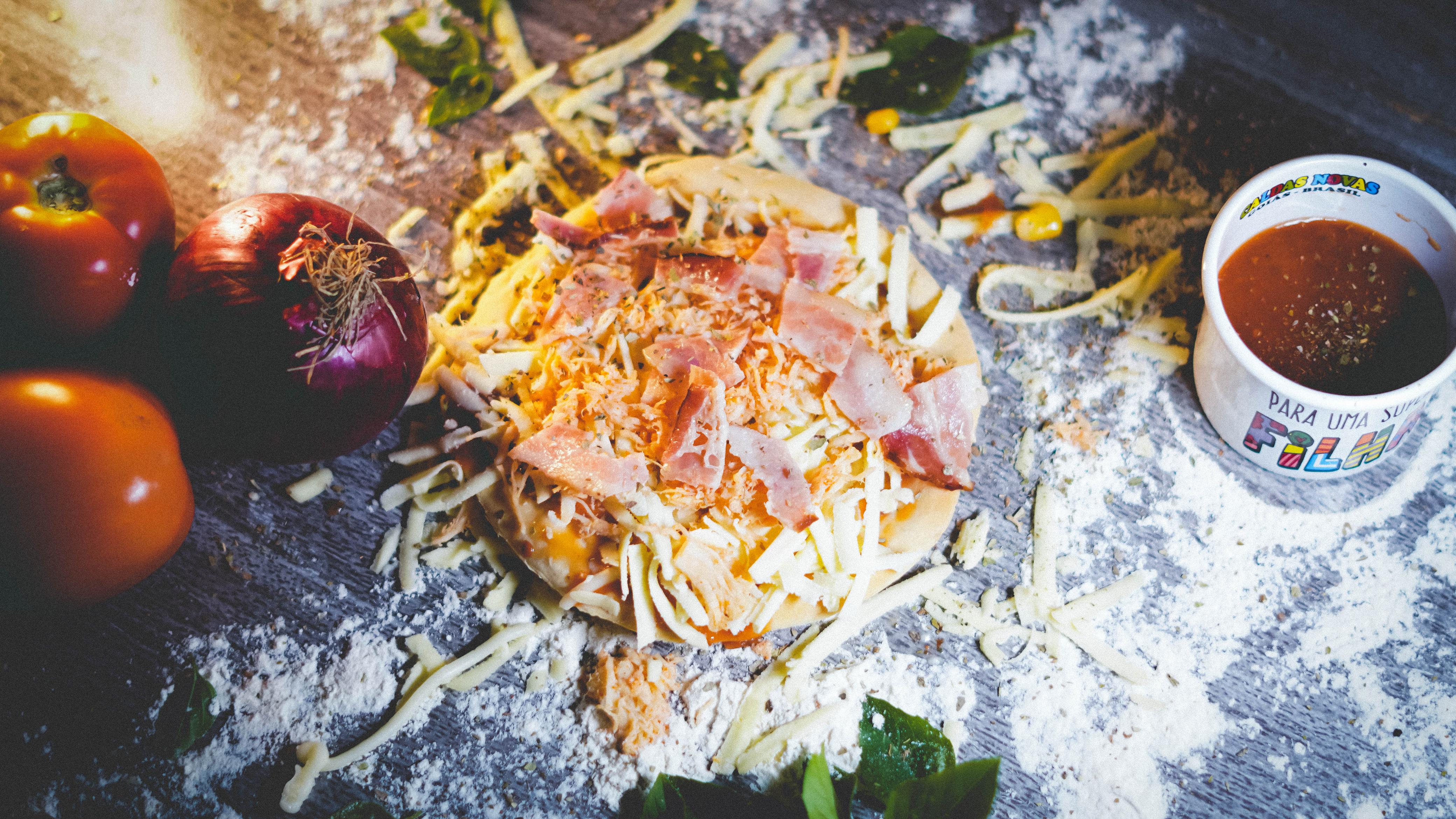Pizza de Bacon